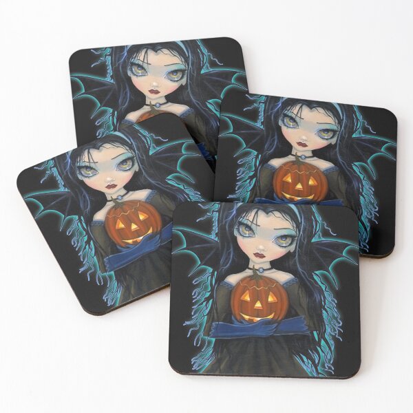 Item preview, October Woods Cute Big Eye Vampire Art designed and sold by Molly  Harrison.