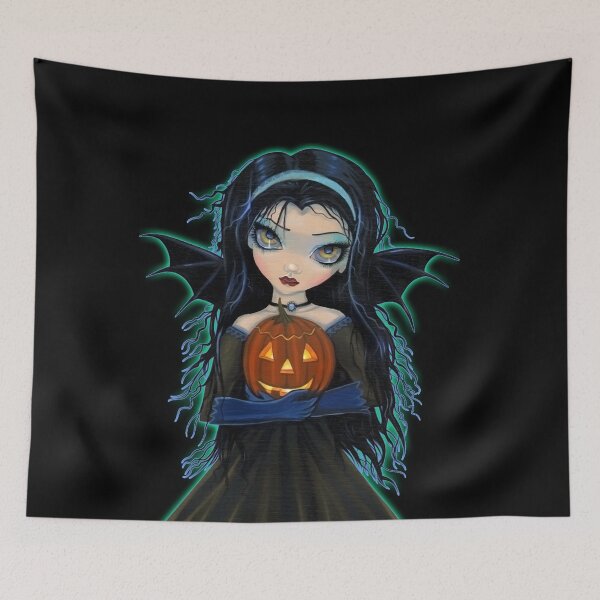 Item preview, October Woods Cute Big Eye Vampire Art designed and sold by Molly  Harrison.