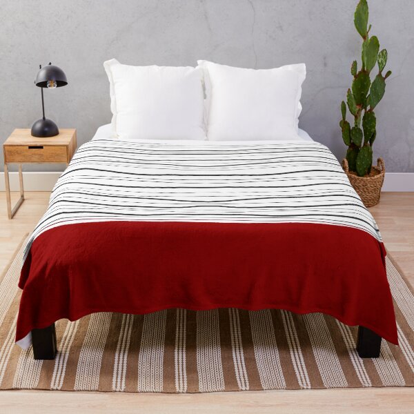 Item preview, Deep Red - Modern Abstract Line Art designed and sold by Aryeh Studio.