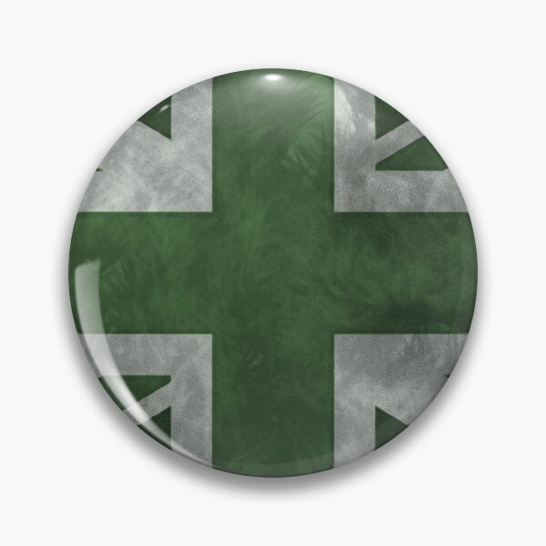 Item preview, Green Distressed Union Jack designed and sold by pjmorley.