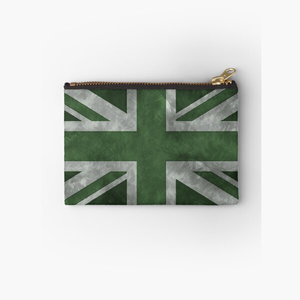 Item preview, Green Distressed Union Jack designed and sold by pjmorley.