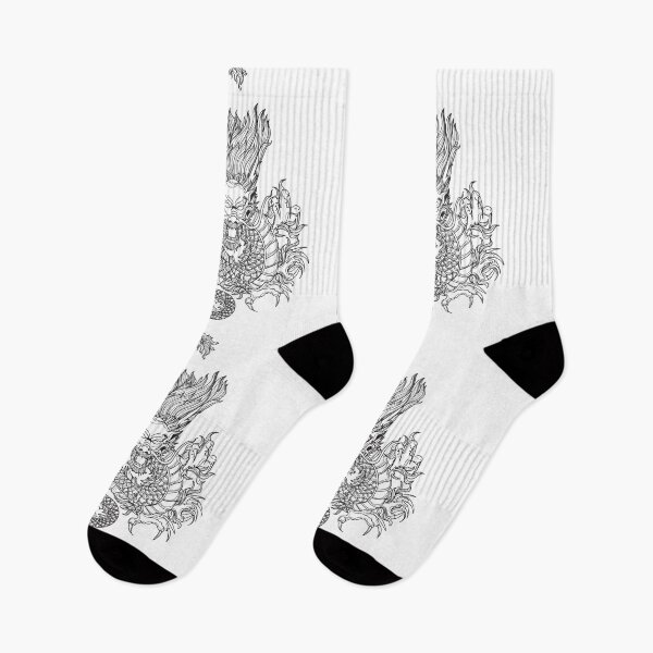 Item preview, Chinese Dragon Hand Drawing designed and sold by Working Pajama.