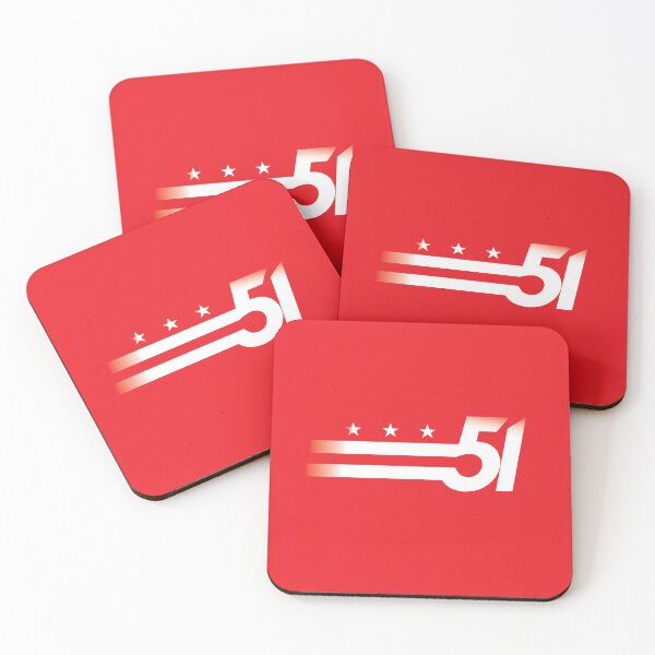 Item preview, DC 51st State White on Red designed and sold by annarns.