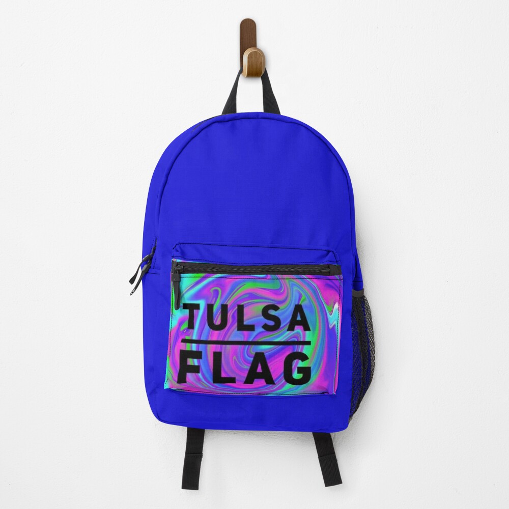 Discover Tulsa Flag Redbubble Poster Backpack