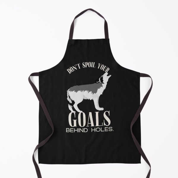 Item preview, Howling Wolf - Don't Spoil your goals behind holes design designed and sold by EvaWolf.