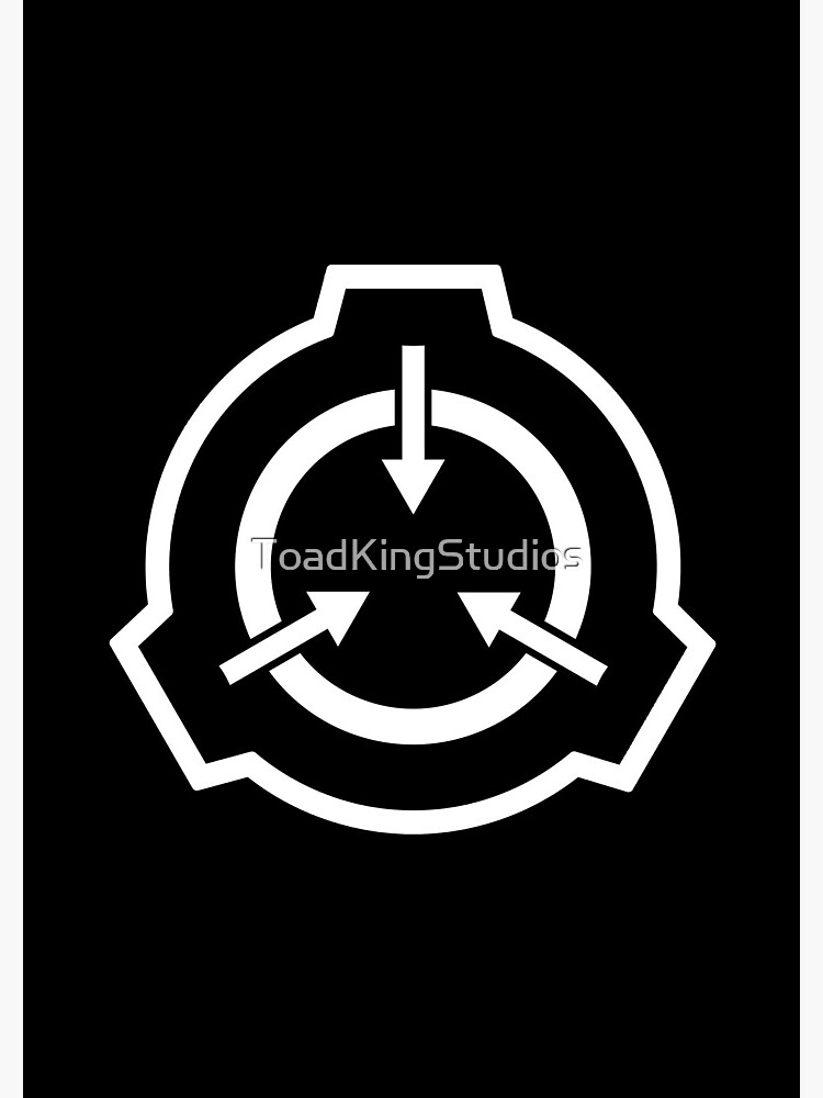 SCP Logo Document REDACTED Poster for Sale by ToadKingStudios