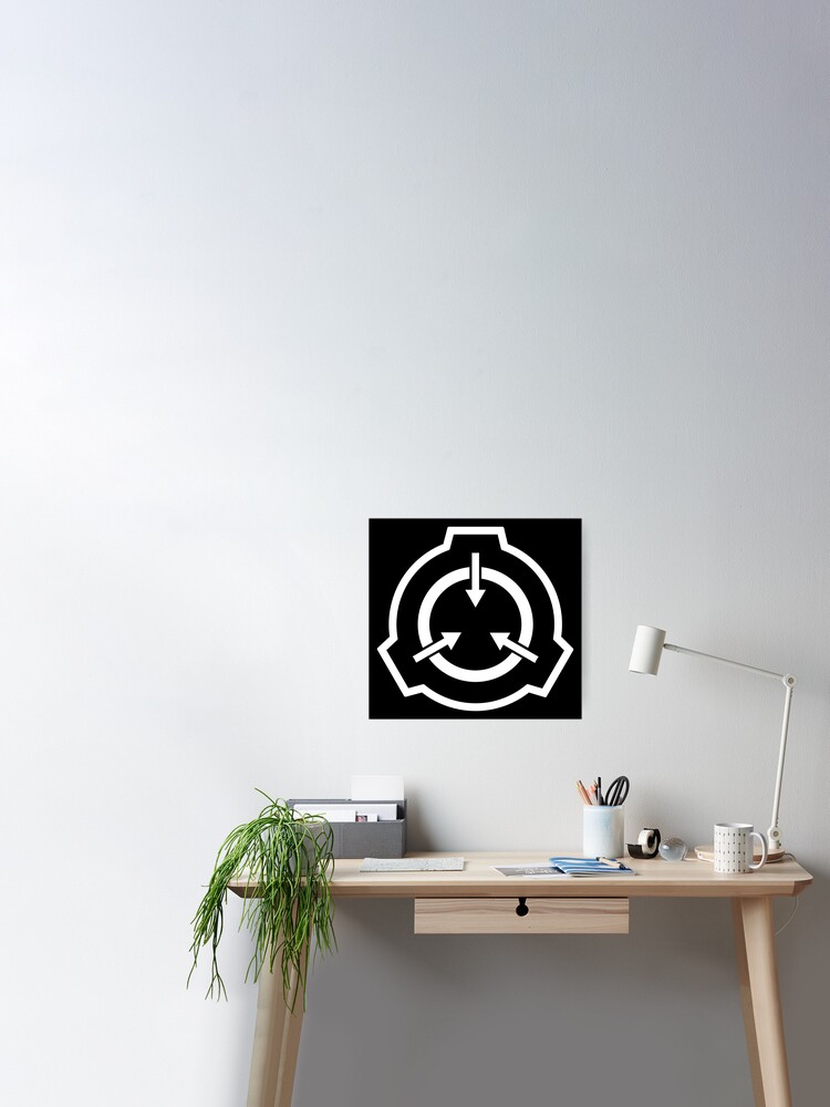 SCP Foundation Logo Black lines Pin for Sale by ToadKingStudios
