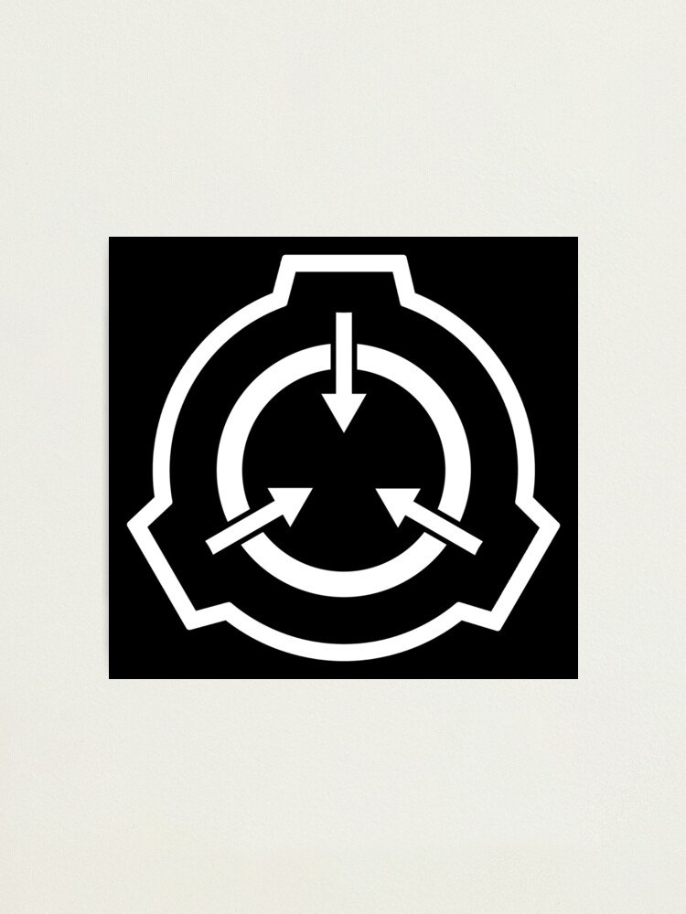 SCP Foundation Logo White lines | Postcard