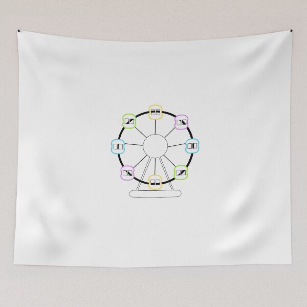 Item preview, cute ferris wheel designed and sold by Grace Nugent.