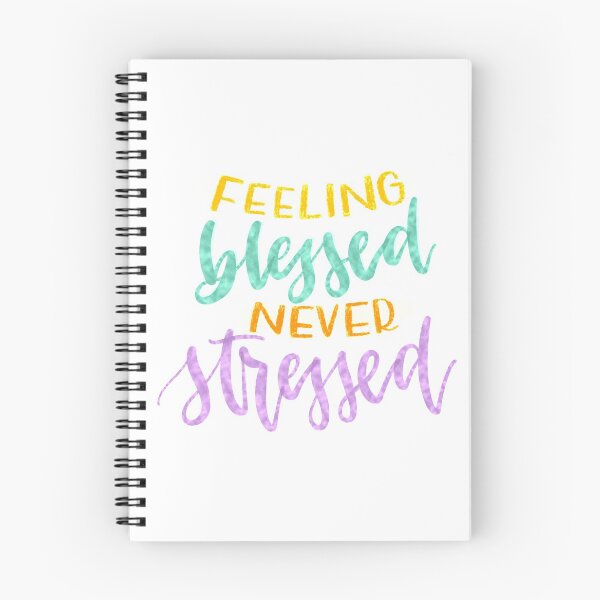 Item preview, Feeling Blessed, Never Stressed designed and sold by Mia Buffington.