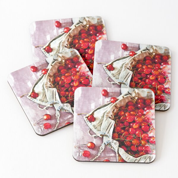 Item preview, Juicy Red Cherries In A Bag - For Fruit Lovers. designed and sold by ColortrixArt.