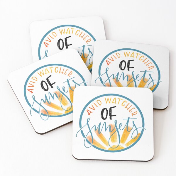 Item preview, Avid Watcher of Sunsets designed and sold by Mia Buffington.