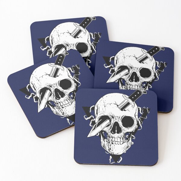 Item preview, Triangle and Skull with a Dagger Through Its Head  designed and sold by kbircham.