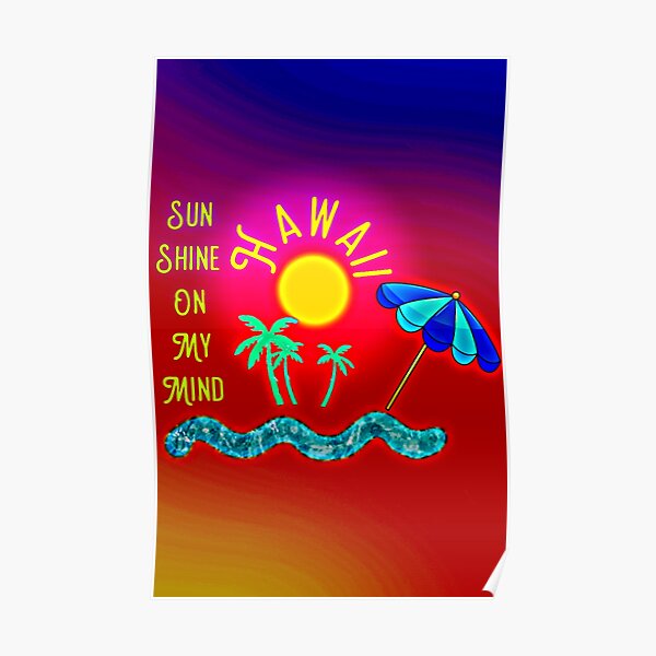 Beach day Poster