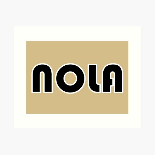 Item preview, NOLA Black with White Trim designed and sold by brigadeiro.