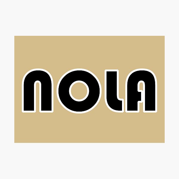 Item preview, NOLA Black with White Trim designed and sold by brigadeiro.