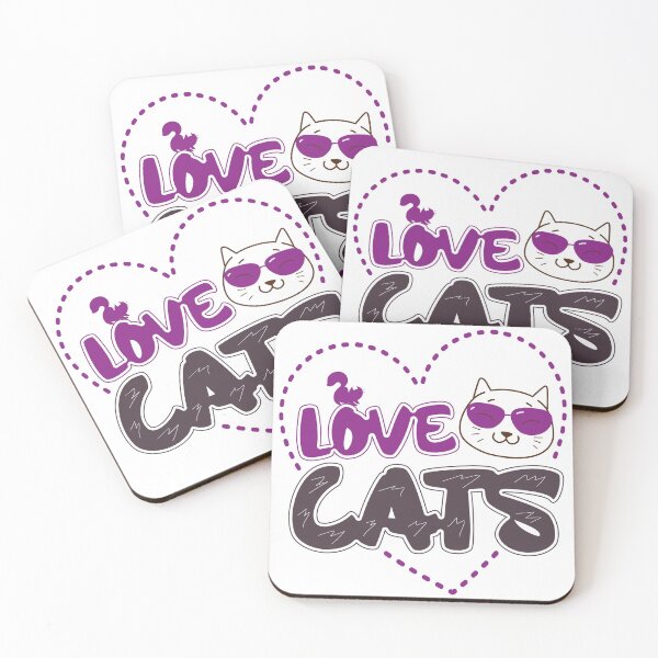 Item preview, Love for cats designed and sold by vanhqueiroz.