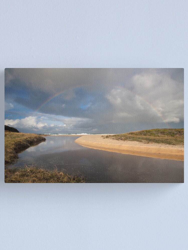 Alternate view of Rainbow over Yabarra Beach Canvas Print
