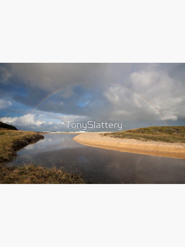 Rainbow over Yabarra Beach by TonySlattery