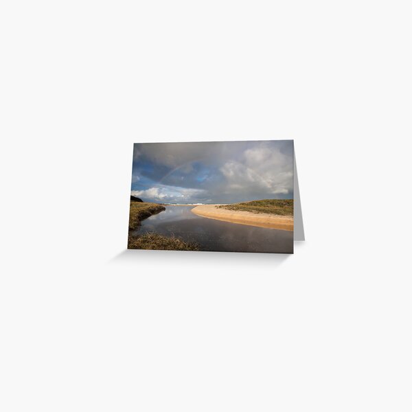 Rainbow over Yabarra Beach Greeting Card