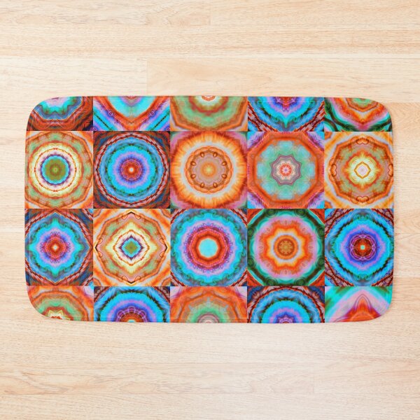 Item preview, Moroccan arabic boho hippy tile pattern designed and sold by Red Witch Art.