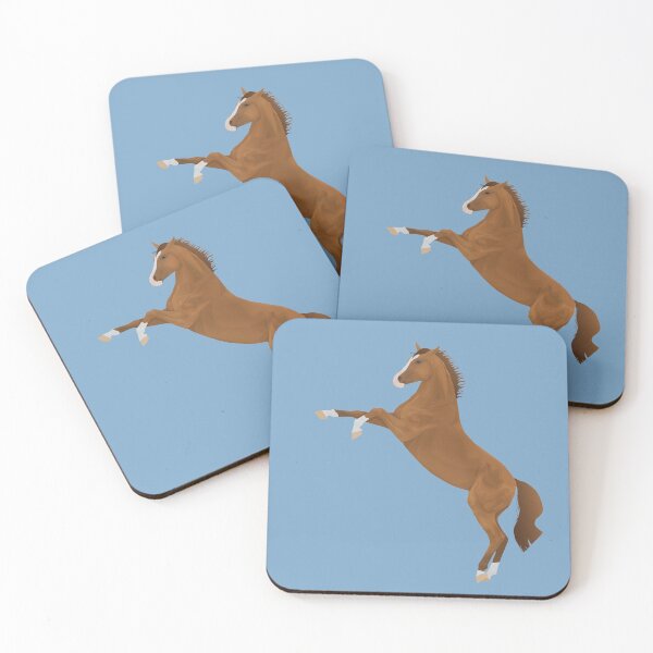 Item preview, Rearing Chestnut Horse designed and sold by redwolfegraphic.