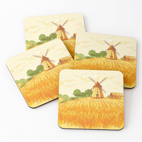 Item preview, Watercolor Countryside Landscape designed and sold by Vector Scout Lab.