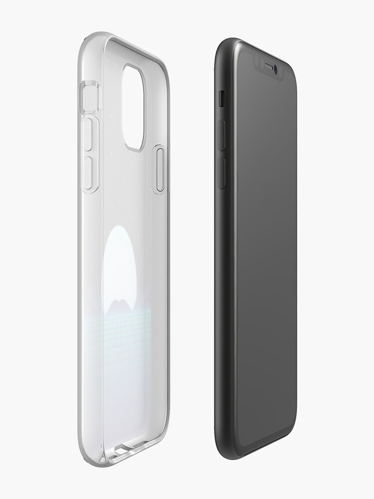 Alternate view of Moon SynthWave Night iPhone Case