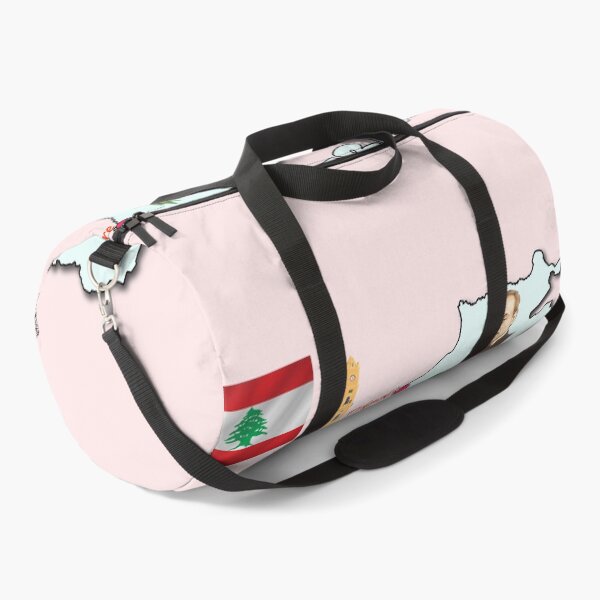 Item preview, Lebanon map, names of the major cities flag Lebanese national symbols and landmarks designed and sold by mashmosh.