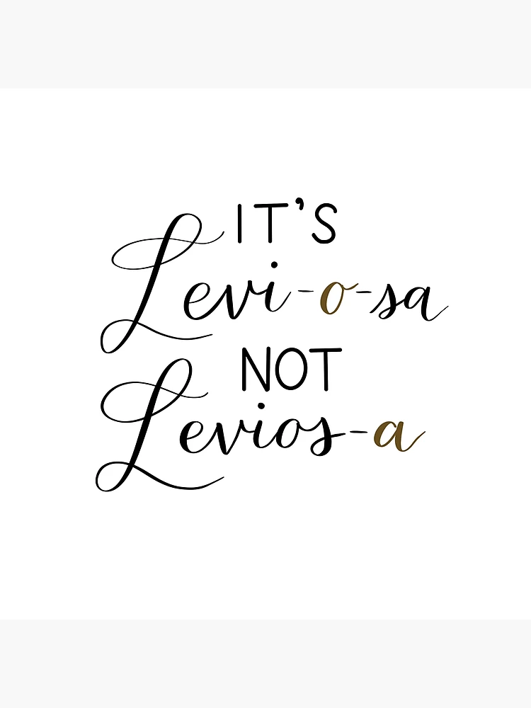 It's Leviosa, not Leviosá!” – Feitiços e Doenças