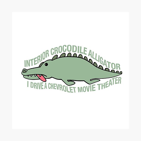 Interior Crocodile Alligator I Drive A Chevrolet Movie