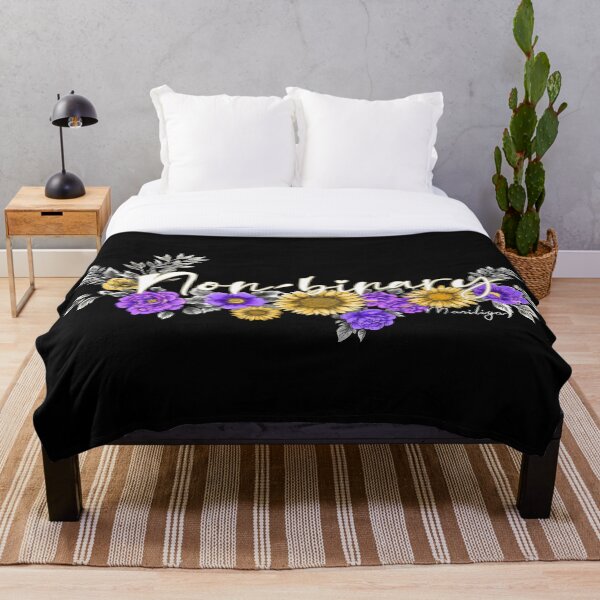 Item preview, Non-binary lgbtq floral designed and sold by Mari-Firefly.