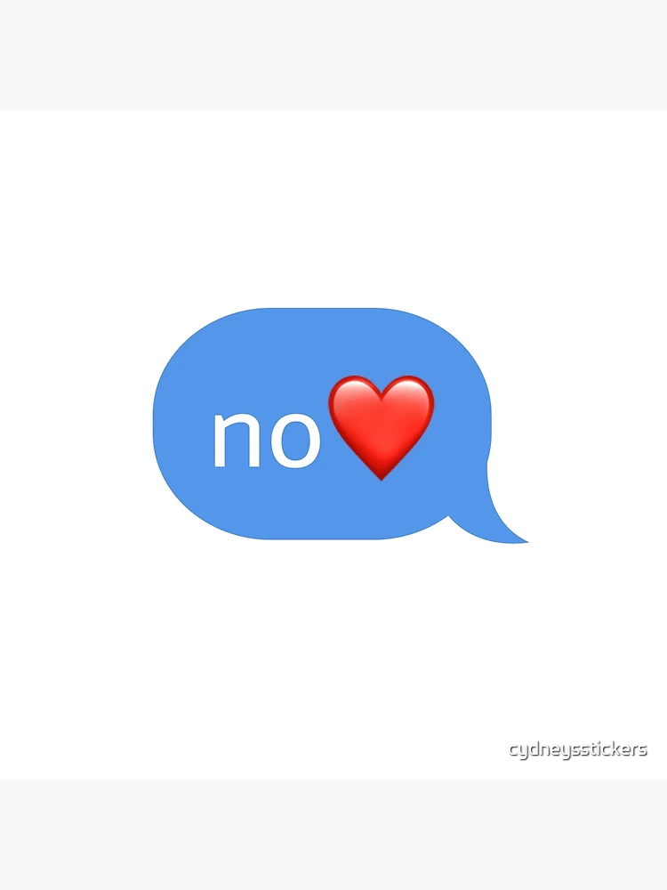 no ❤️ text | Poster