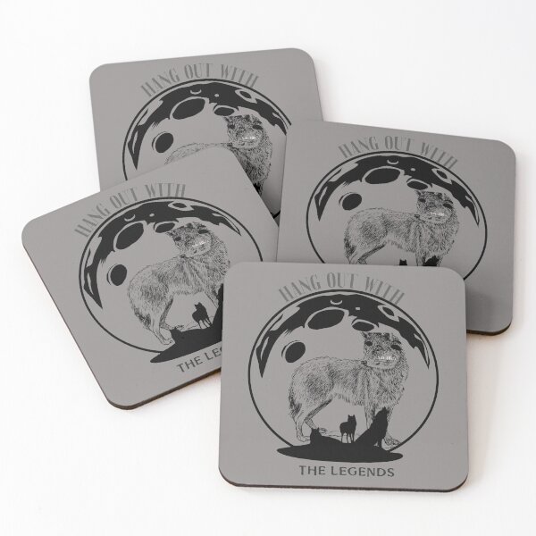 Item preview, Wolf and Moon Illustration- The legends designed and sold by EvaWolf.