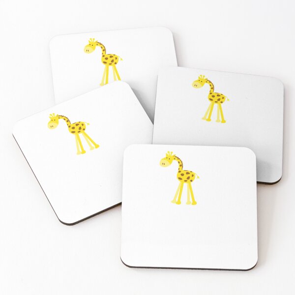 Item preview, cute yellow giraffe t-shirts for kids designed and sold by DZYONA.