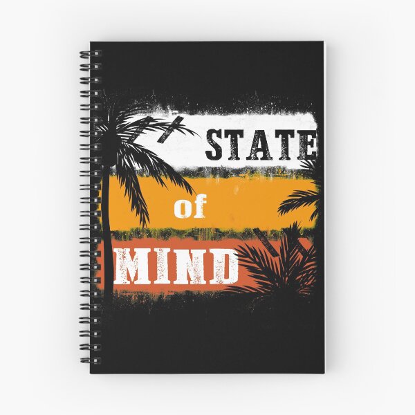 Item preview, State of mind – believe it and you will see it. Lifes a beach – inspirational palm tree spray & surf art  designed and sold by originalsusie.