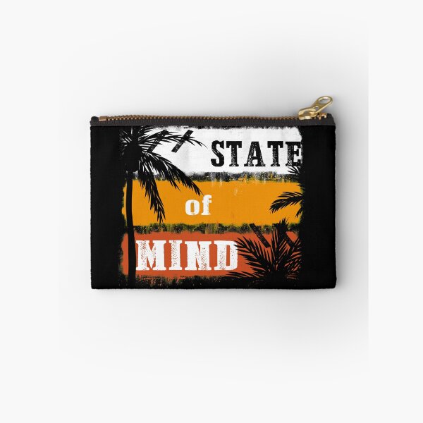 Item preview, State of mind – believe it and you will see it. Lifes a beach – inspirational palm tree spray & surf art  designed and sold by originalsusie.
