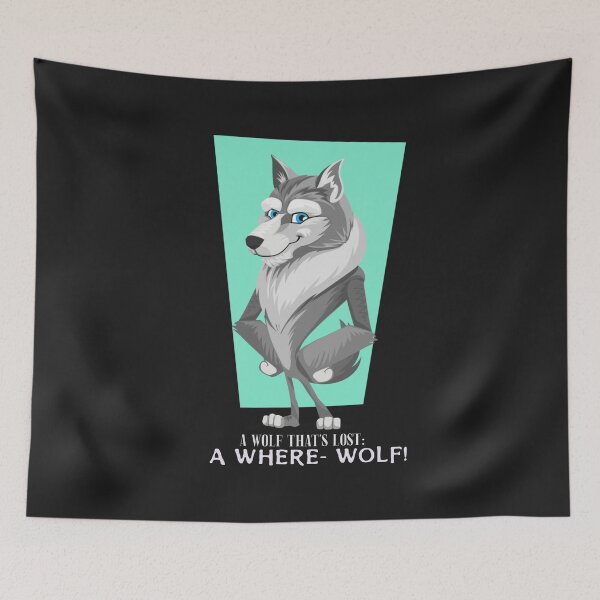 Item preview, A wolf that's lost- A where wolf.  designed and sold by EvaWolf.