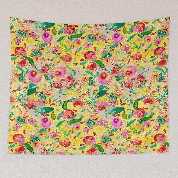 Item preview, Yellow pattern flower design designed and sold by Ajayk27.