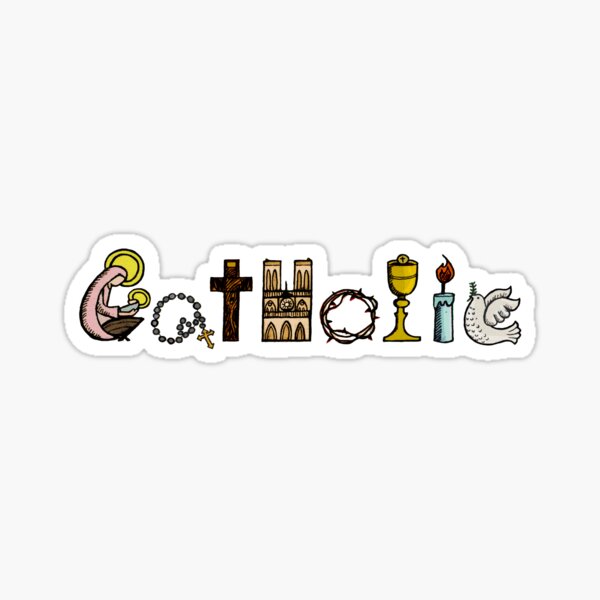 Catholic sticker Sticker