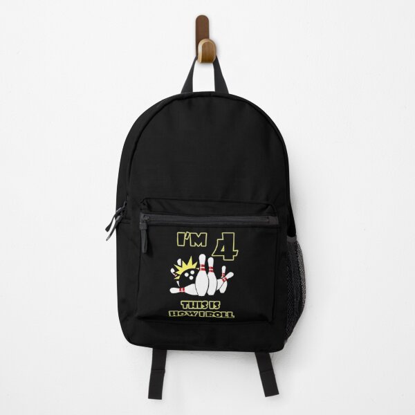 Item preview, Copy of Kids 4 Year Old Birthday Party I'm 4 This is How I Roll Bowling designed and sold by Tee Revolution.