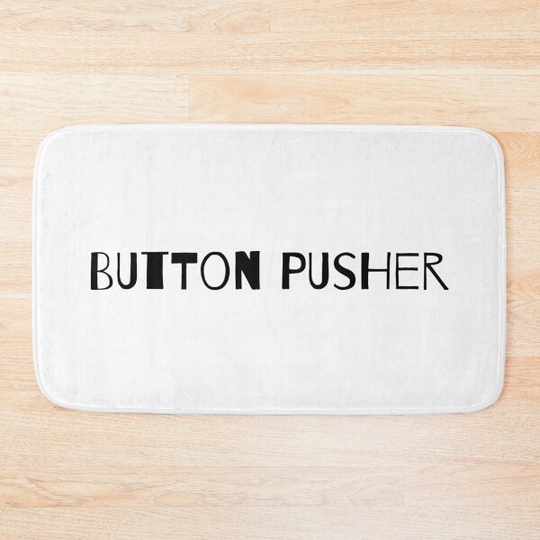Item preview, Button Pusher - Black And White designed and sold by Aryeh Studio.