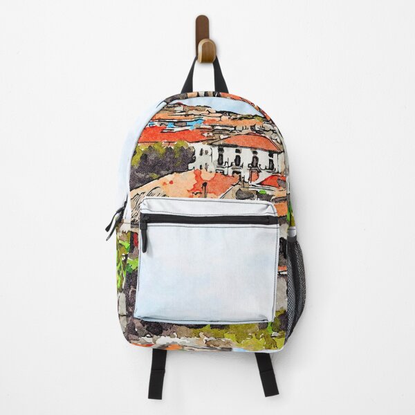 Item preview, View of Scalea with the watchtower designed and sold by Giuseppe Cocco.