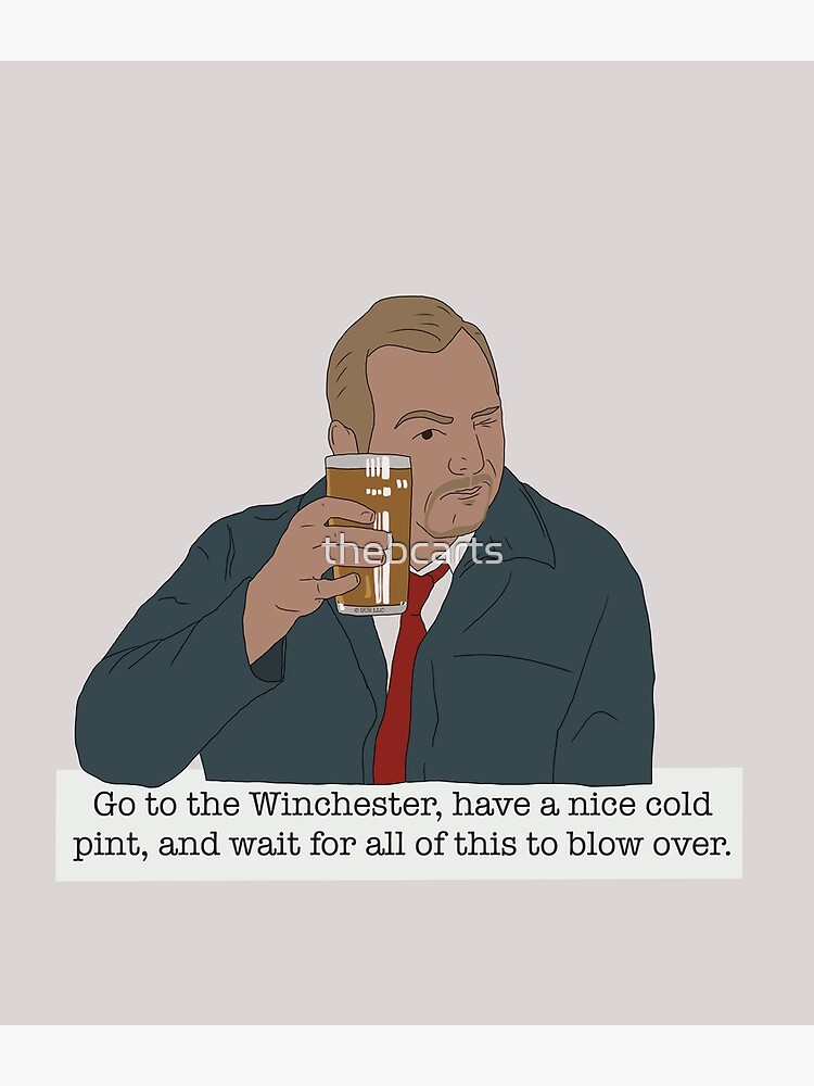 "Shaun Of The Dead Wait For This All To Blow Over" Poster for Sale by