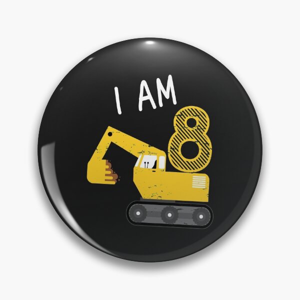 Artikelvorschau, Geschenk für Jungen Construction Party Bagger 8. Geburtstag entworfen und verkauft von Anumber1.