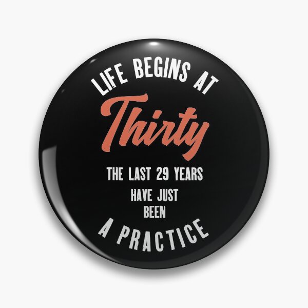 Item preview, 30th Birthday, Life Begins At Thirty designed and sold by RicardoTito.