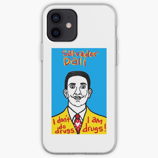 Salvador Dali Pop Folk Art iPhone Soft Case