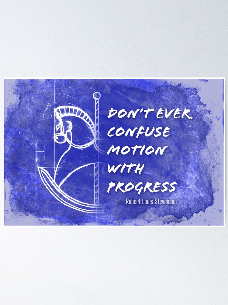 Alternate view of Motion vs Progress Poster