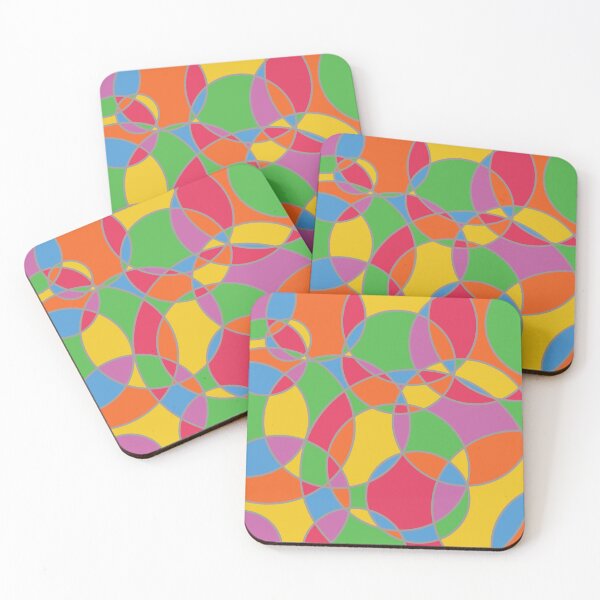 Item preview, Vibrant Circular Colour Explosion designed and sold by RhubarbMyrtle.