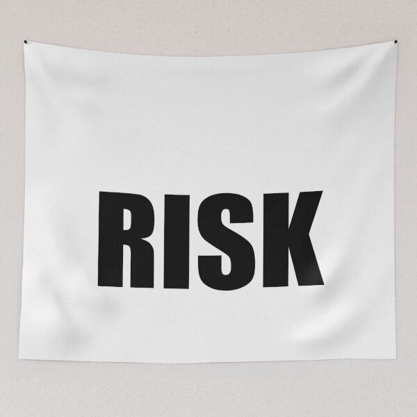 Item preview, Risk - Black And White designed and sold by Aryeh Studio.